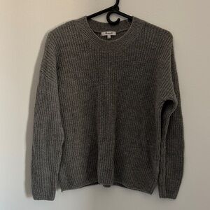 Madewell womens Charcoal Crewneck Sweater size small so soft